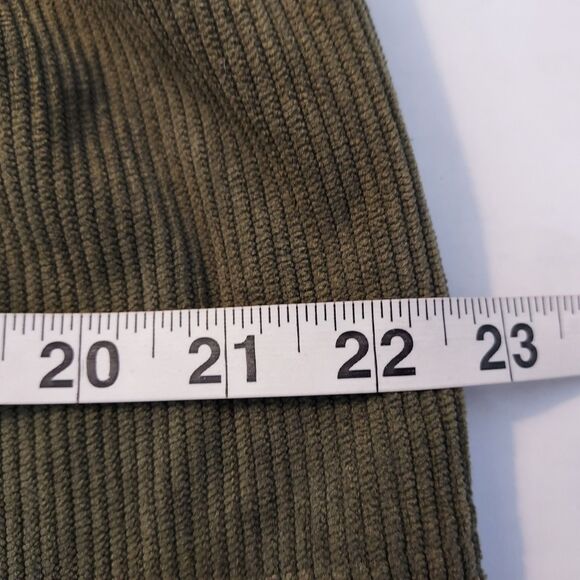 Halara Pants Olive Green Corduroy Joggers Size Large High Rise Comfy Casual - Picture 11 of 13